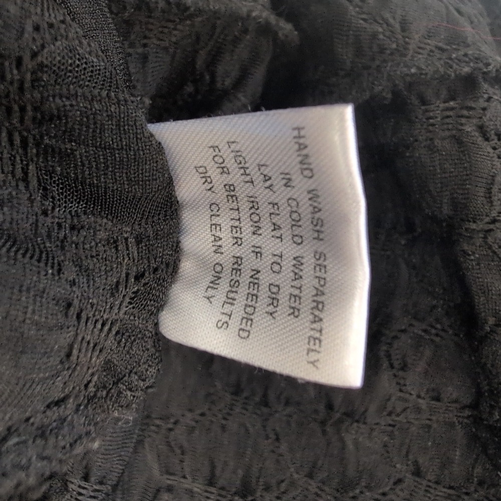 Z Cam Black Textured Flair‎ Hem Jacket Womens XL - Picture 4 of 4